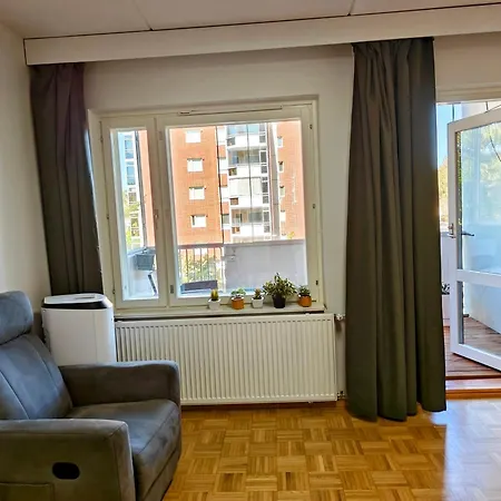72m2 With Cozy Balcony And Relaxing Sauna Daire